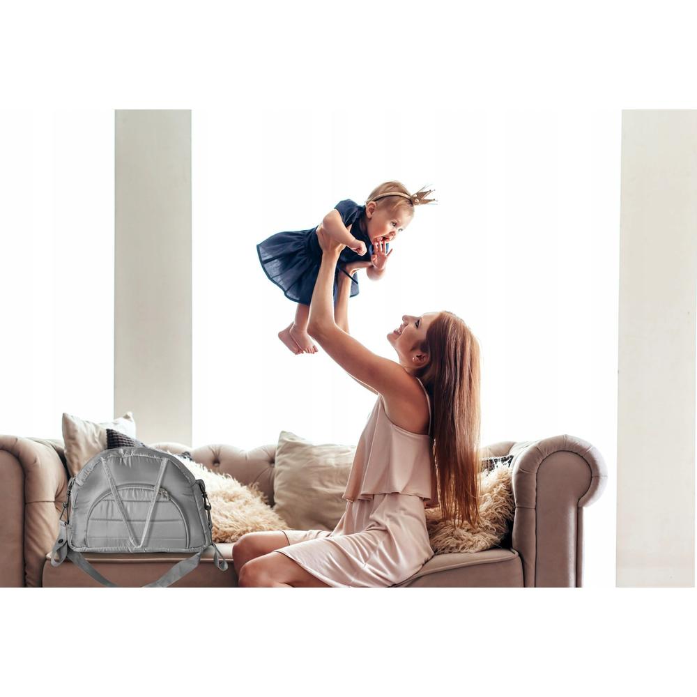 TORBA DO WÓZKA Z PASKIEM ORGANIZER GREY STAR