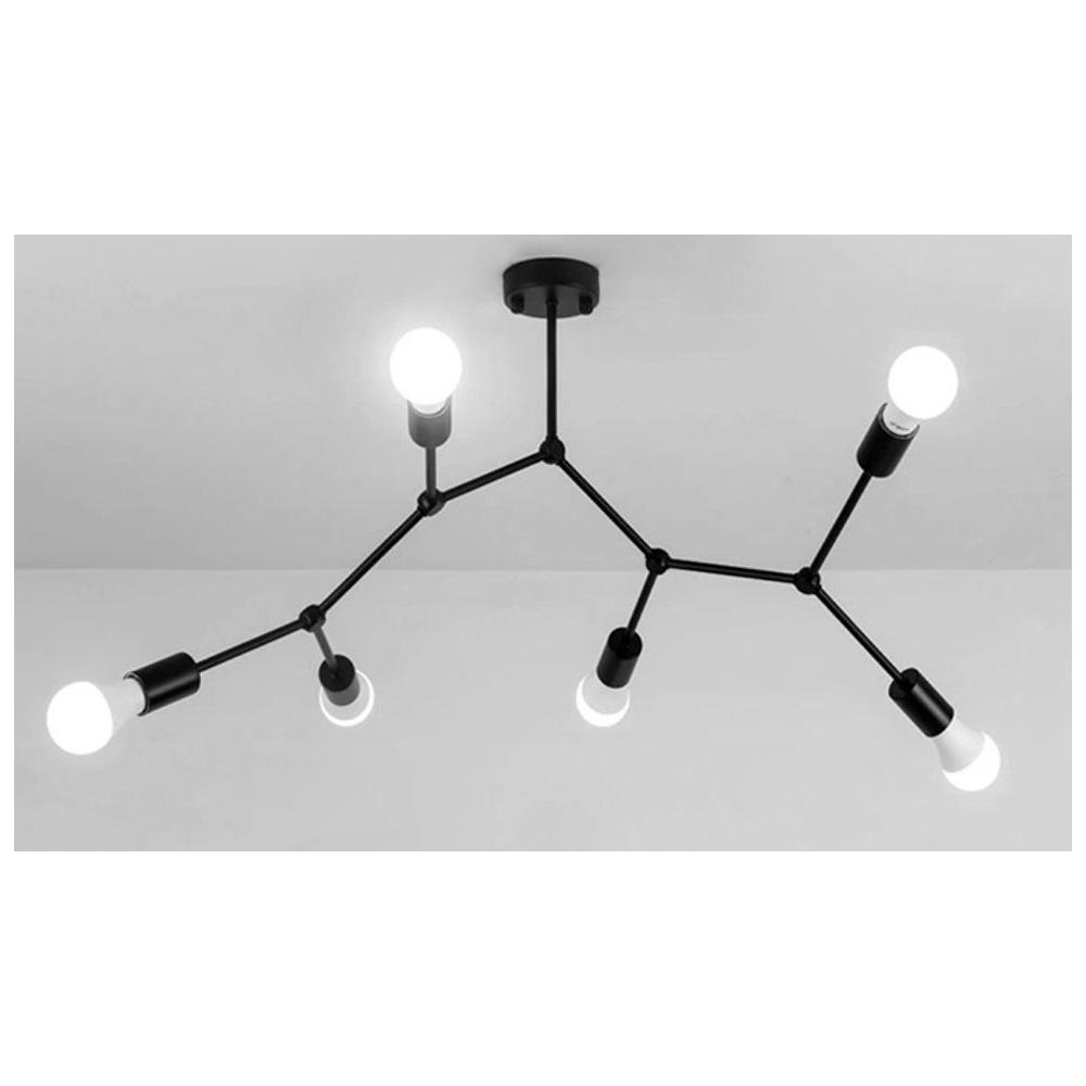 Metall Deckenlampe LOFT APP737-6C Black