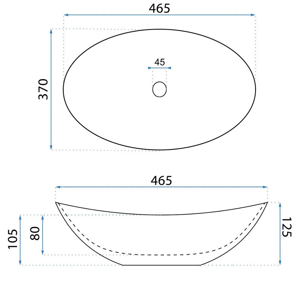 Умывальник на столешницу Rea Leona
