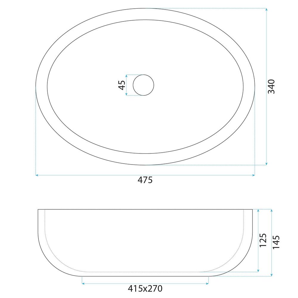 Vasque à poser Rea Shila