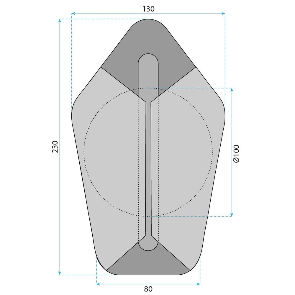 Wandlampe LED G030-W  GOLD