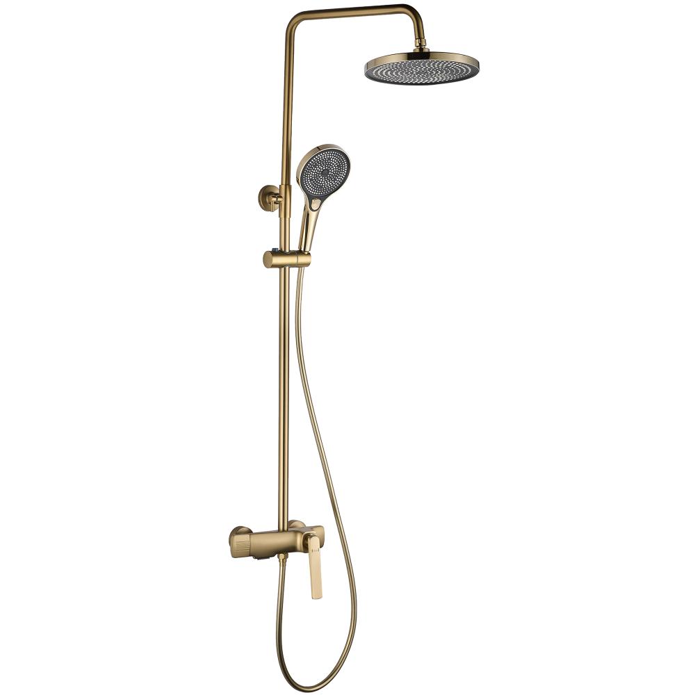 Tuš set REA REBEL GOLD BRUSH