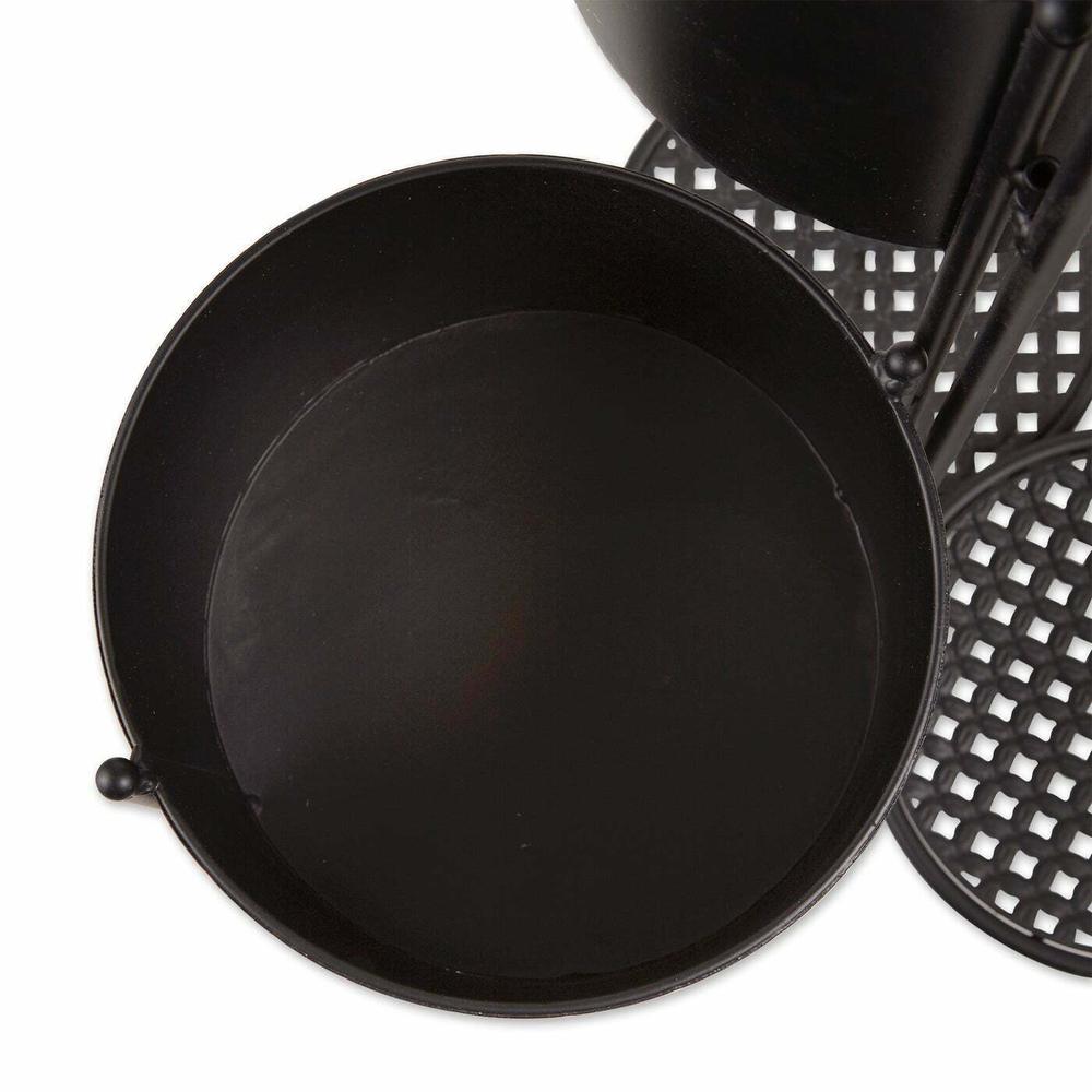 Kwietnik metalowy składany Czarny FH-3