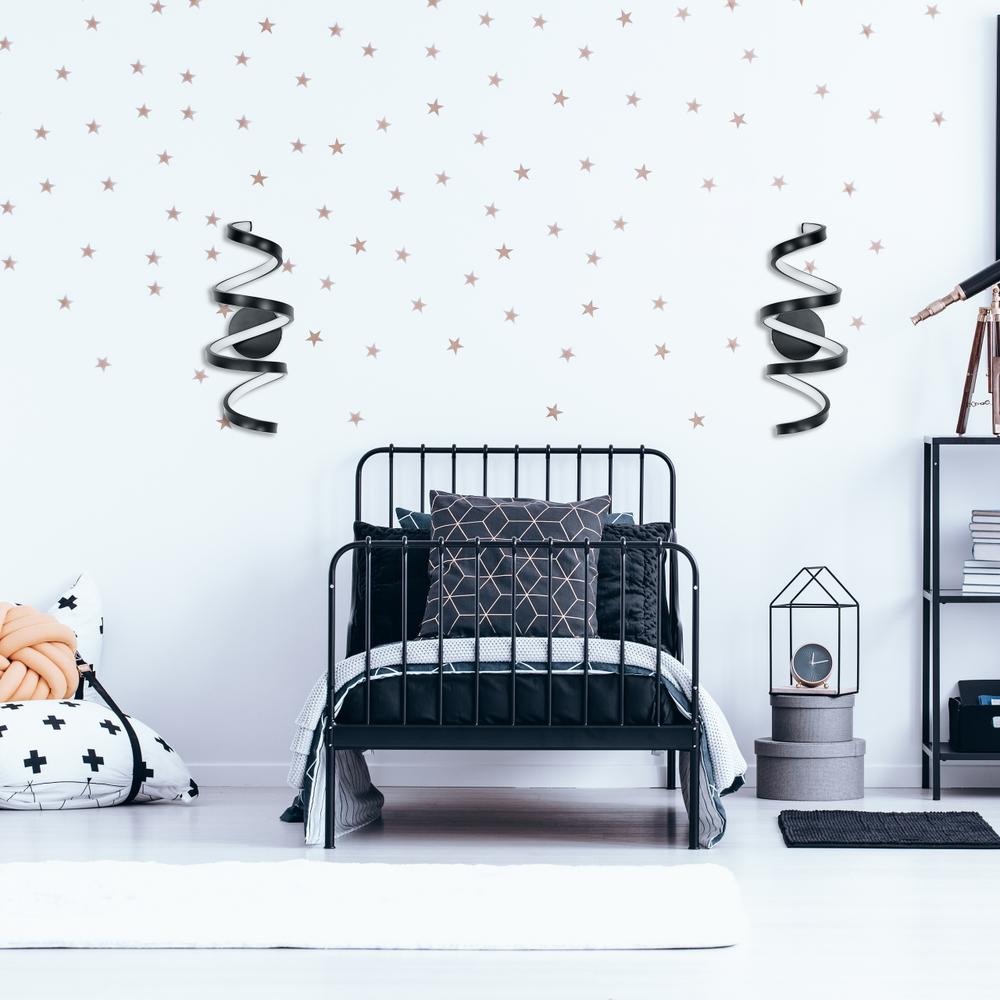 Deckenlampe LED SPRING APP826-W BLACK MATT