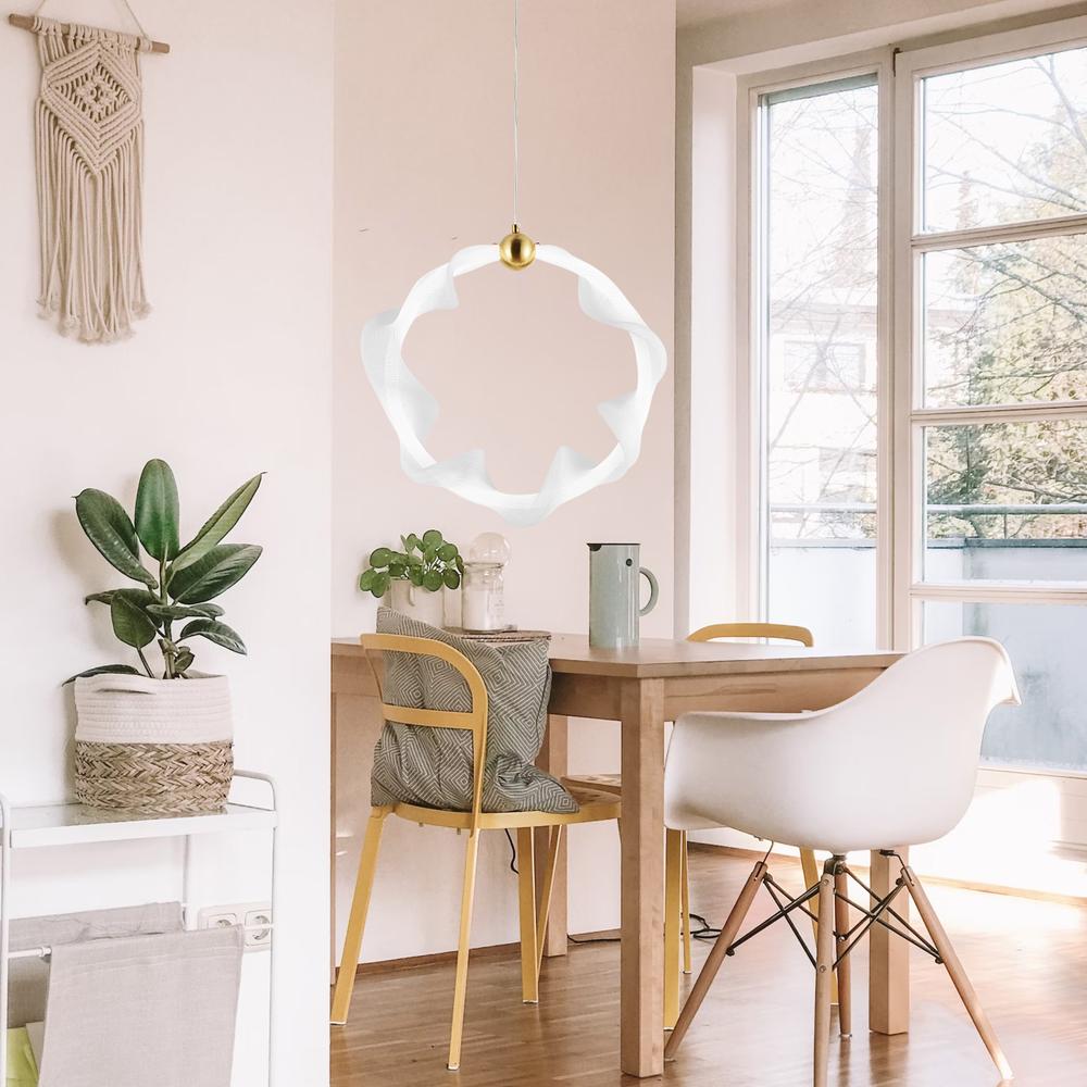 Lampe LED G014-1CP WHITE/GOLD