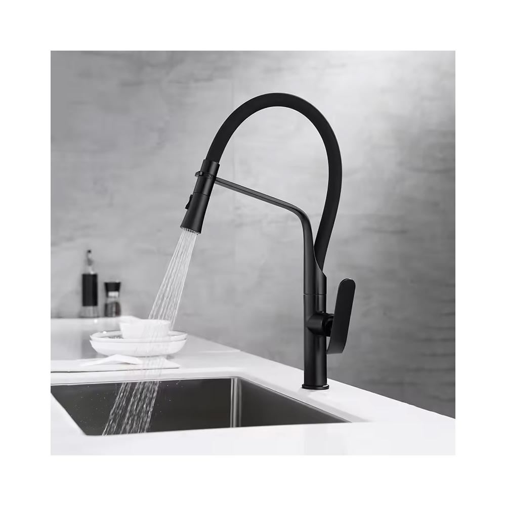 Robinet de cuisine Rea Castor Black Mat