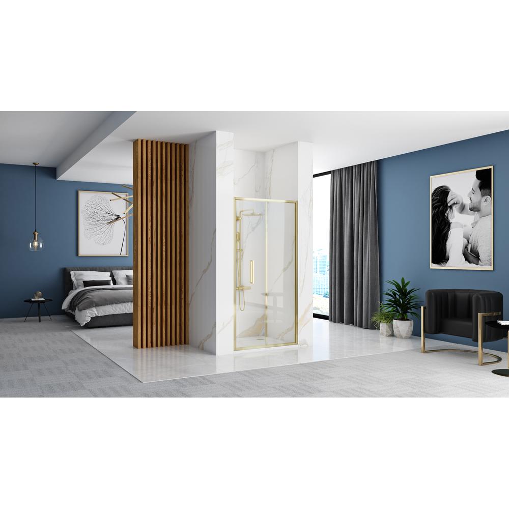 Врати за душ кабини REA Rapid Fold 90 Gold