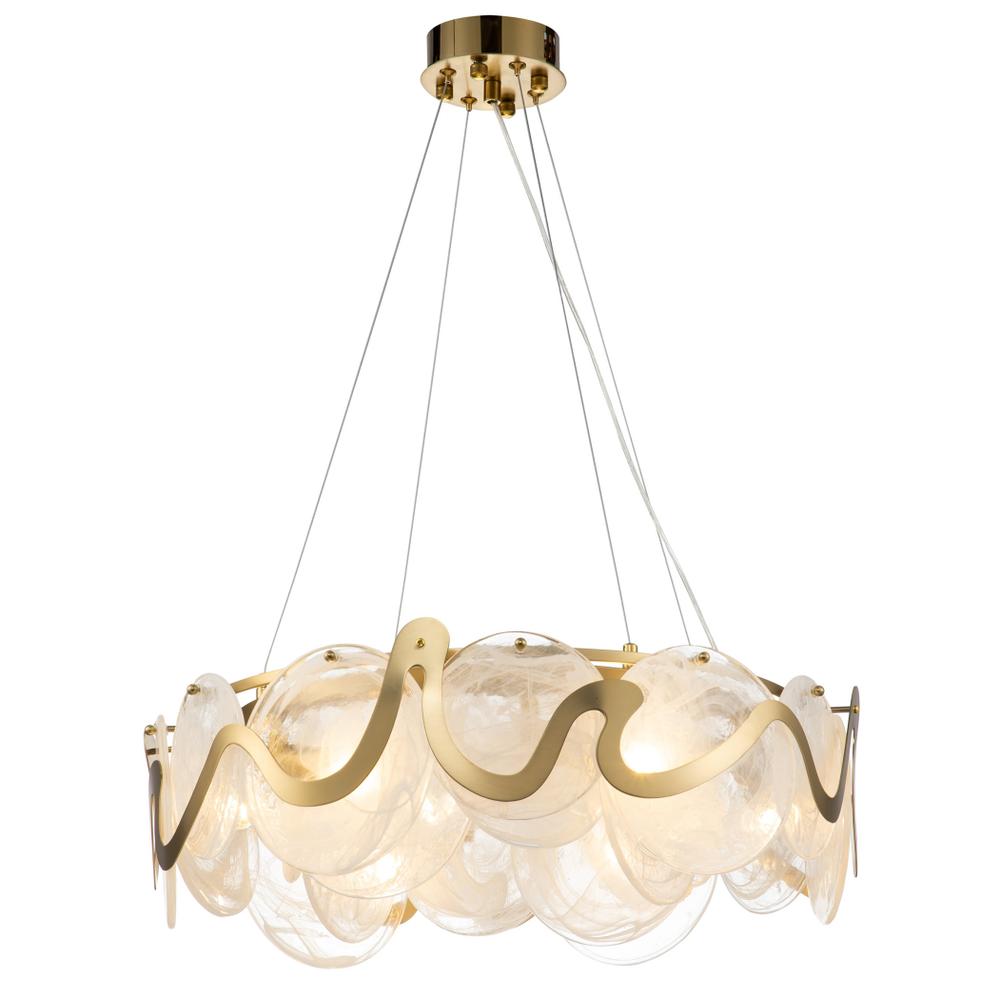 Люстра APP1544-8CP Brush Gold