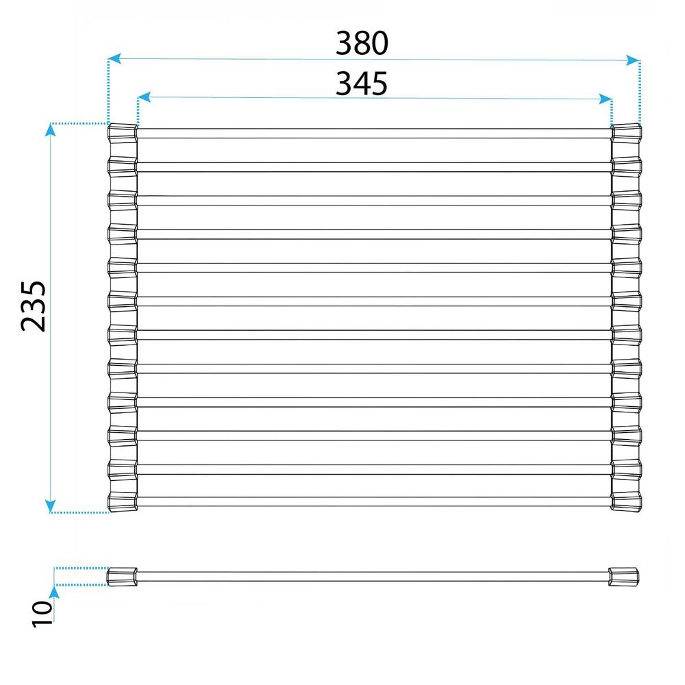 Rolovací odkapávač na dřez REA P12298A Grey