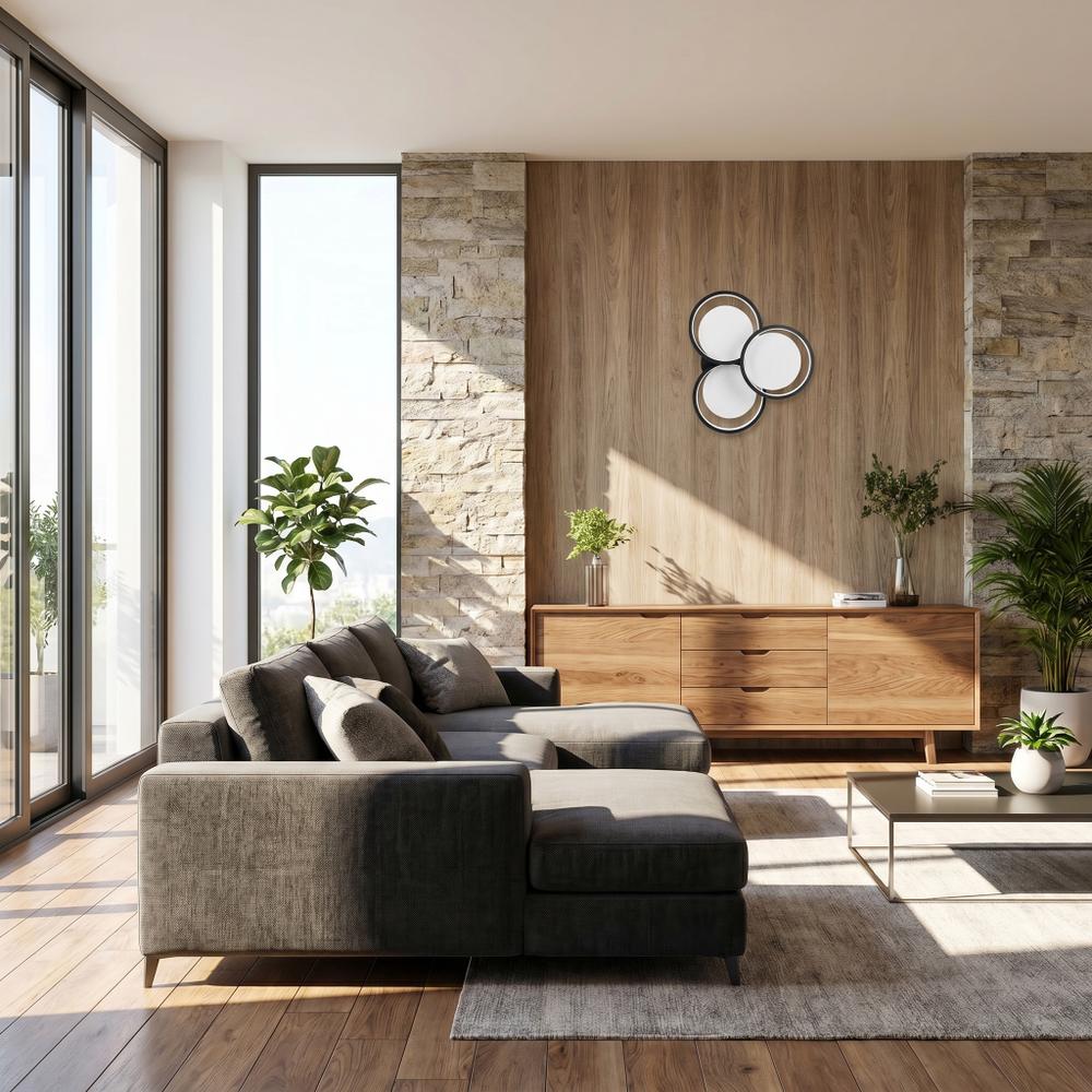 Lampa ścienna kinkiet LED APP1919-W Czarna