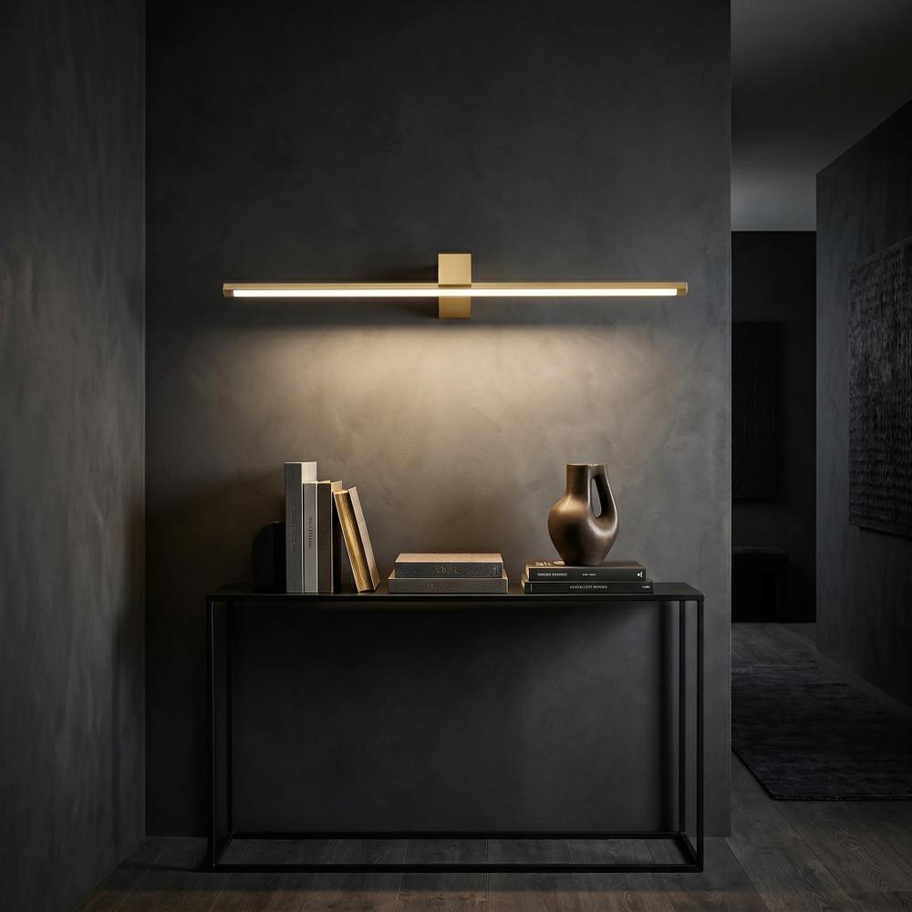 Kinkiet łazienkowy LED SWE048-1W 80 cm Złoty Szczotkowany
