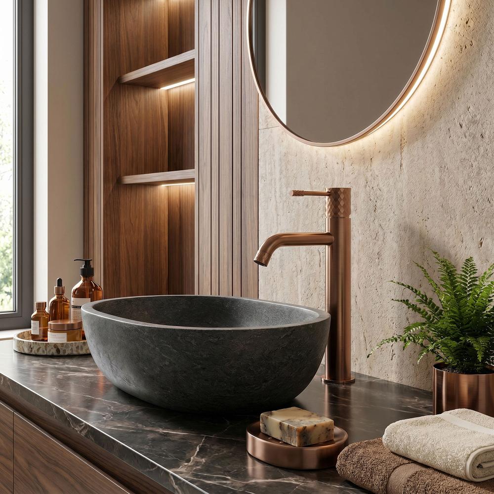 Slavina Rea Lungo Brush Copper Diamond Visoka