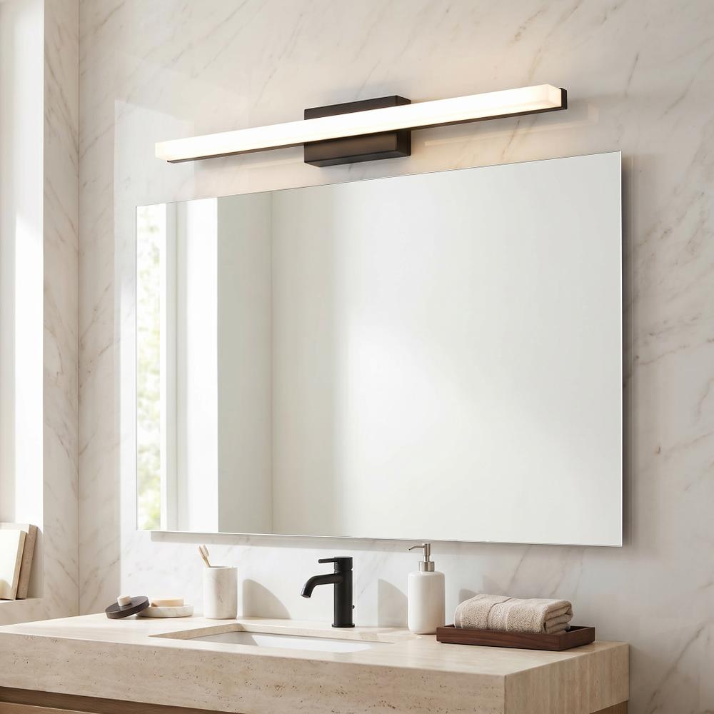 KINKIET ŁAZIENKOWY LED 60CM APP1855-1W BLACK