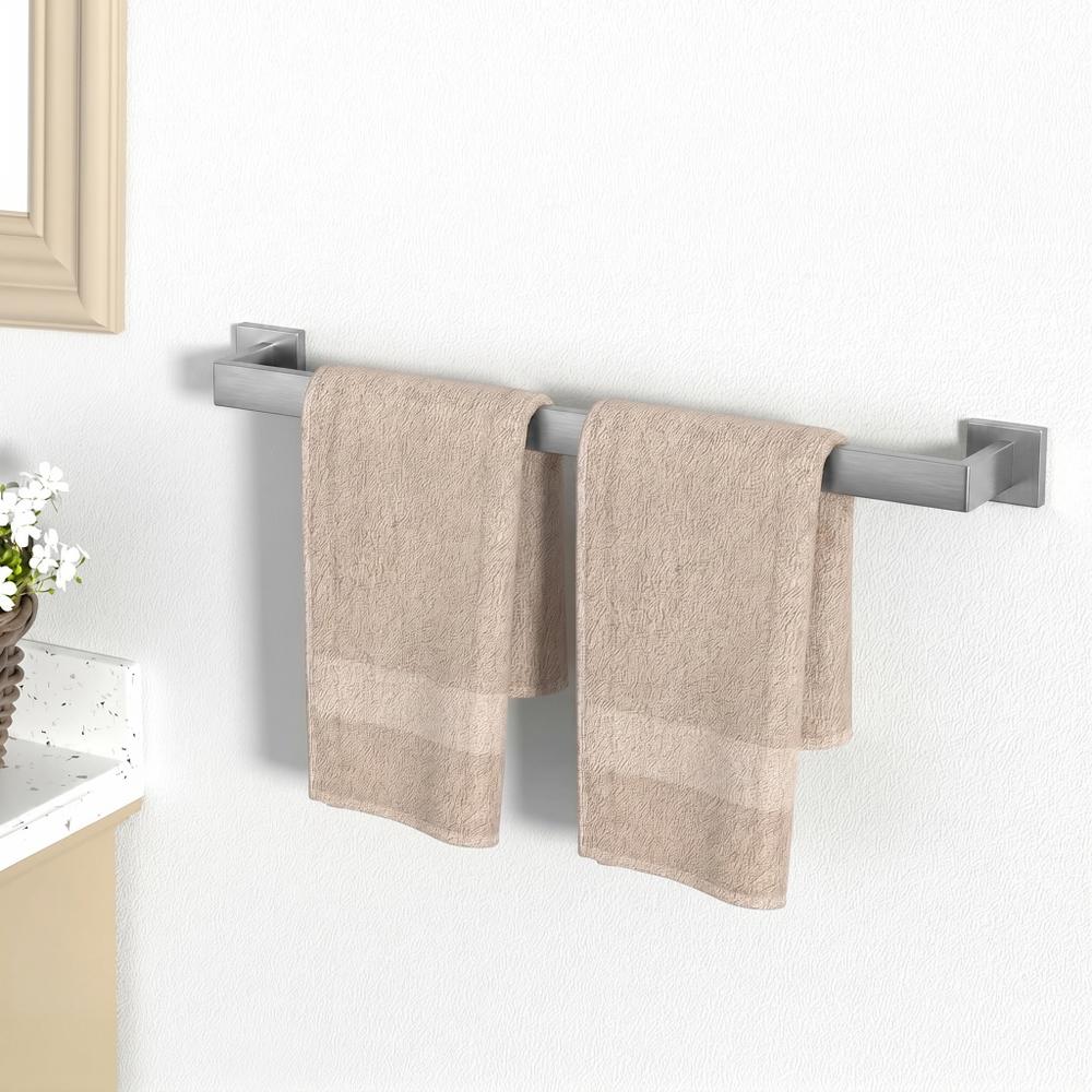 Bathroom Accessories Set Rio Brush Nickel 4 Pieces