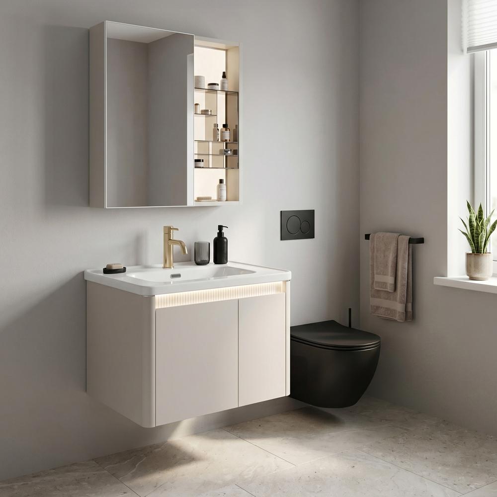Zestaw mebli łazienkowych z Umywalką DE07-60 Beige 60CM