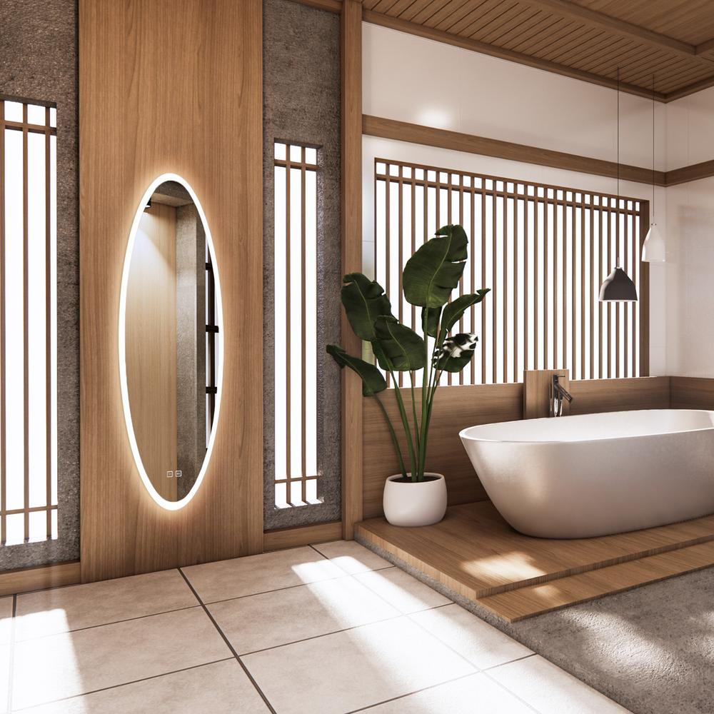 LED sienas spogulis 50x120cm WWA