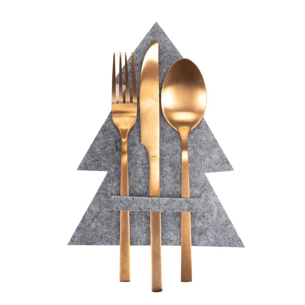 Pokrowiec na sztućce Świateczny 6 szt KF370-6