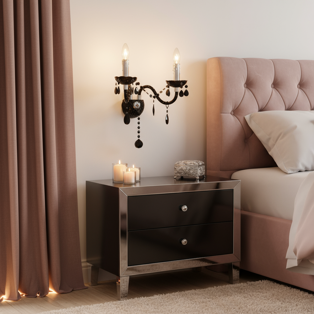 Wandlampe EBT018-2W Black