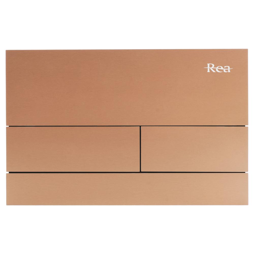 Plaque de commande WC K011A-Q Rea T Brush Copper/Brushed Rose Gold