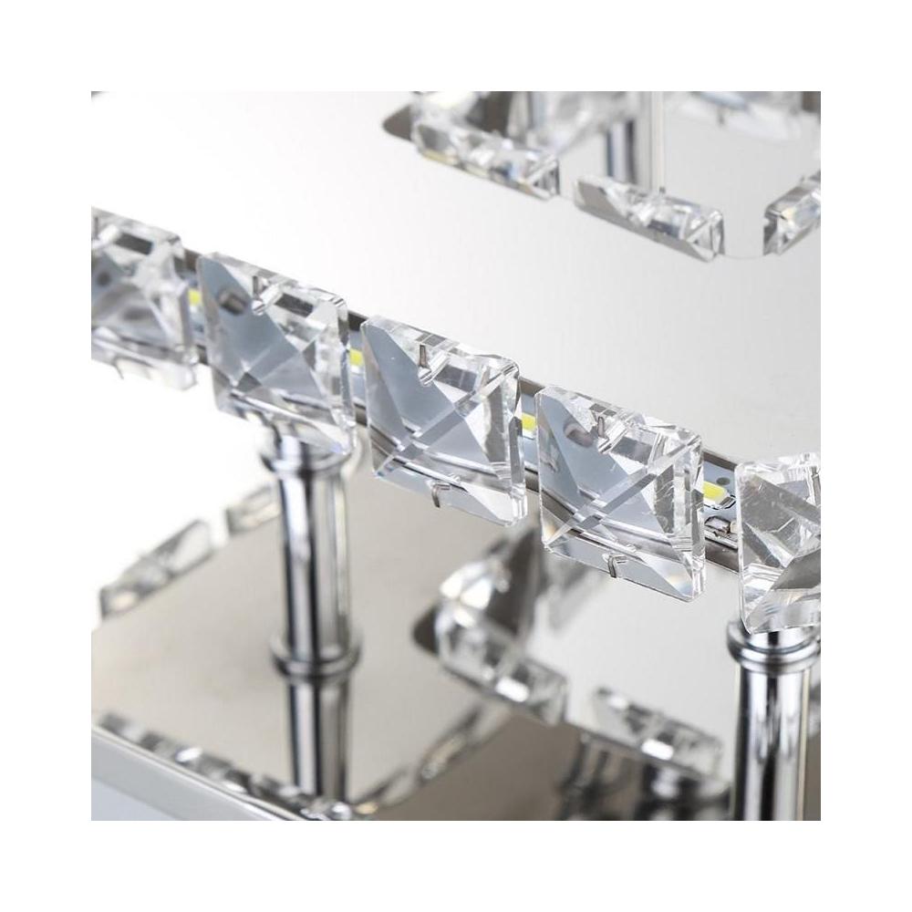 Deckenlampe Kristall quadrat Glamour 8W APP406-C