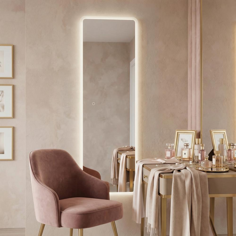 Lustro ścienne LED 150x50cm MOL-SQ