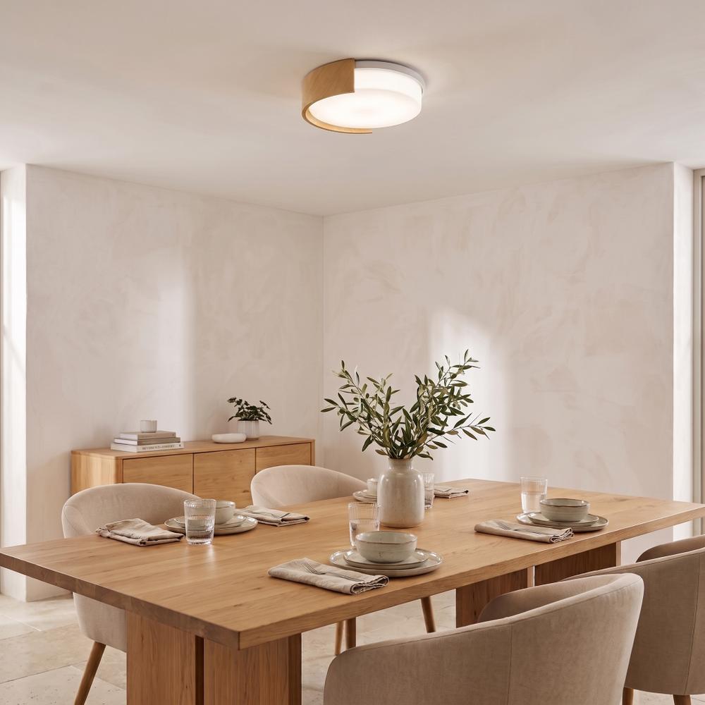 Lampa sufitowa plafon APP1931-C 40cm WOOD