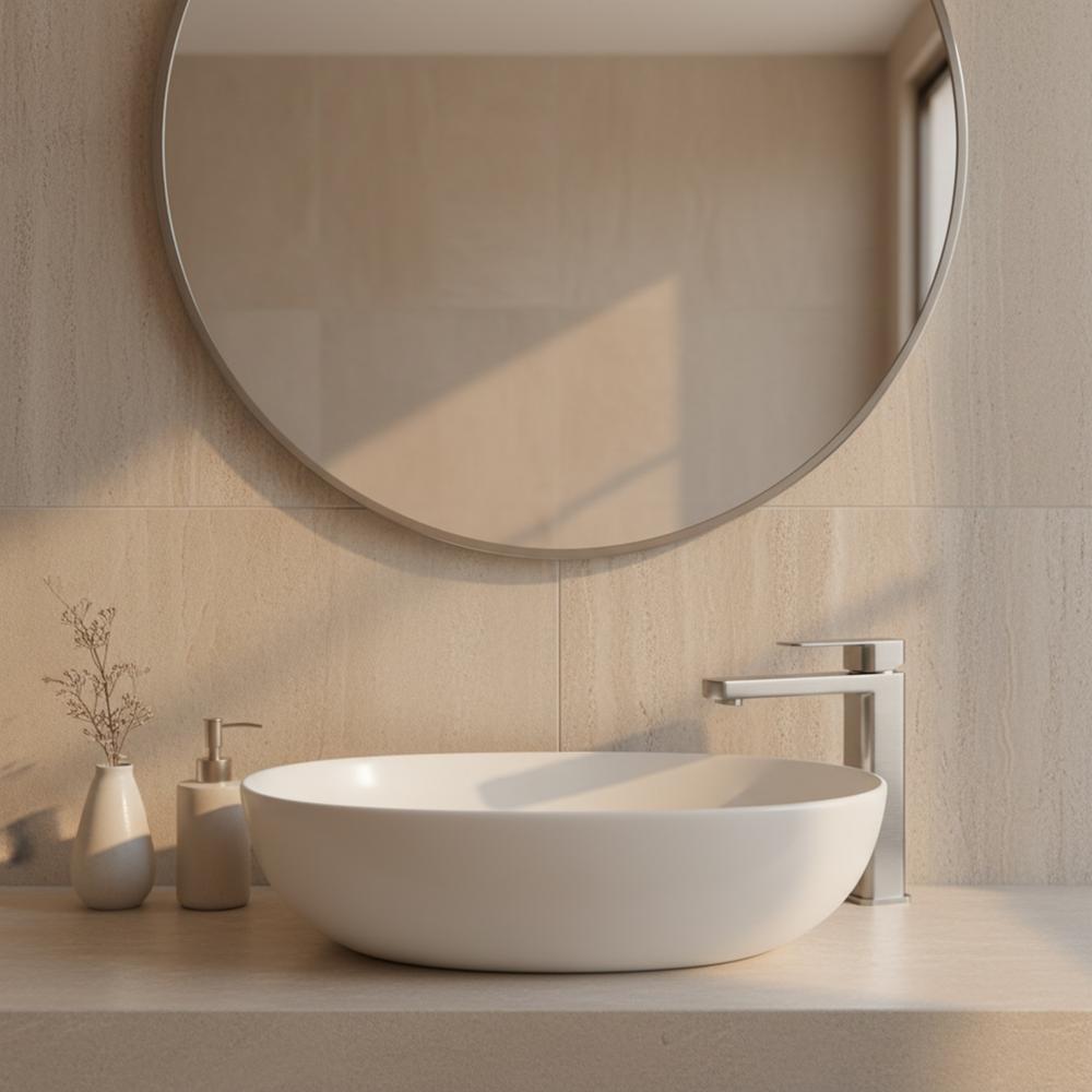 Maišytuvas vonios kambario Rea Arlo Brush Nickle