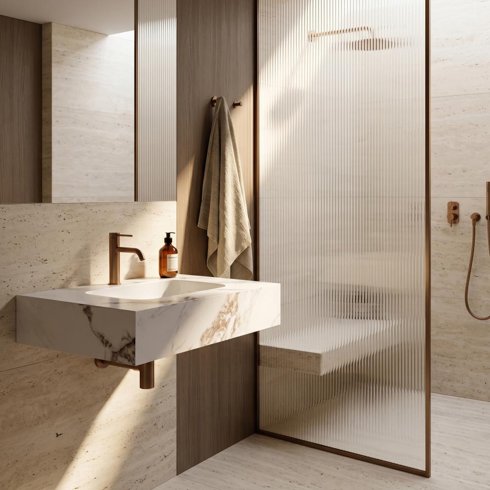 Umywalka ścienna Rea Aresa Cold Jade 70