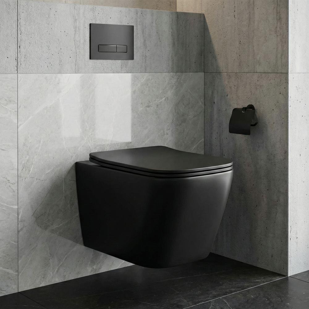 Toilet bowl Rea Julio Black Matt