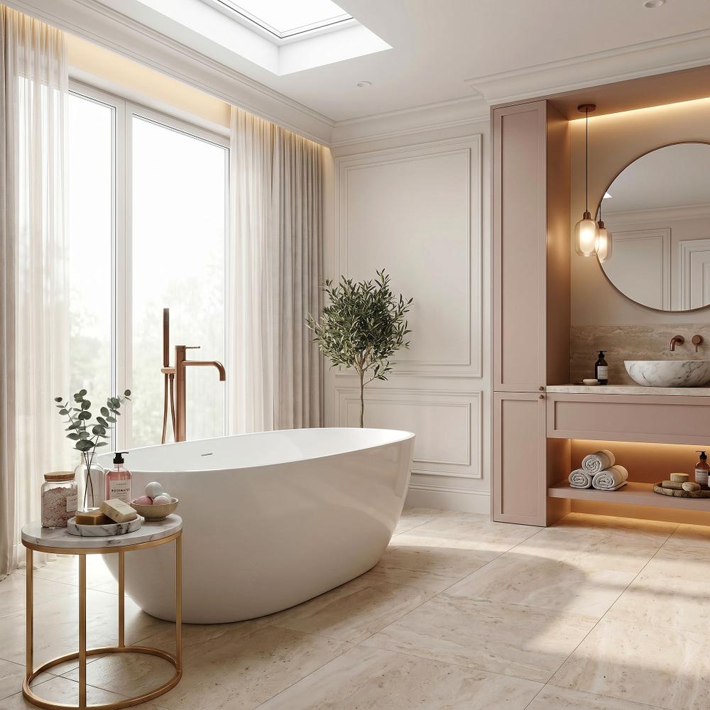 Frei stehende Armatur Rea Venti Brush Copper