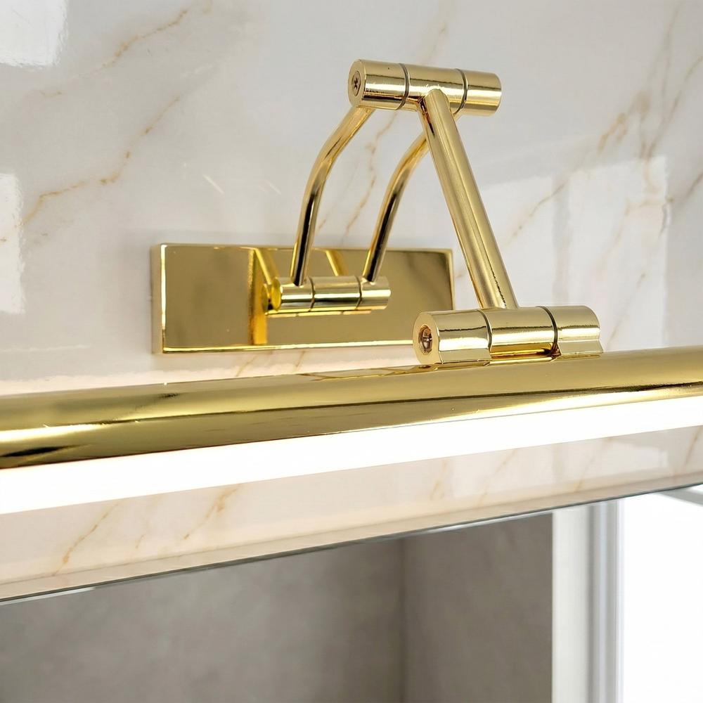 Koupelnové nástěnné LED svítidlo SWE021-1W 80cm Gold