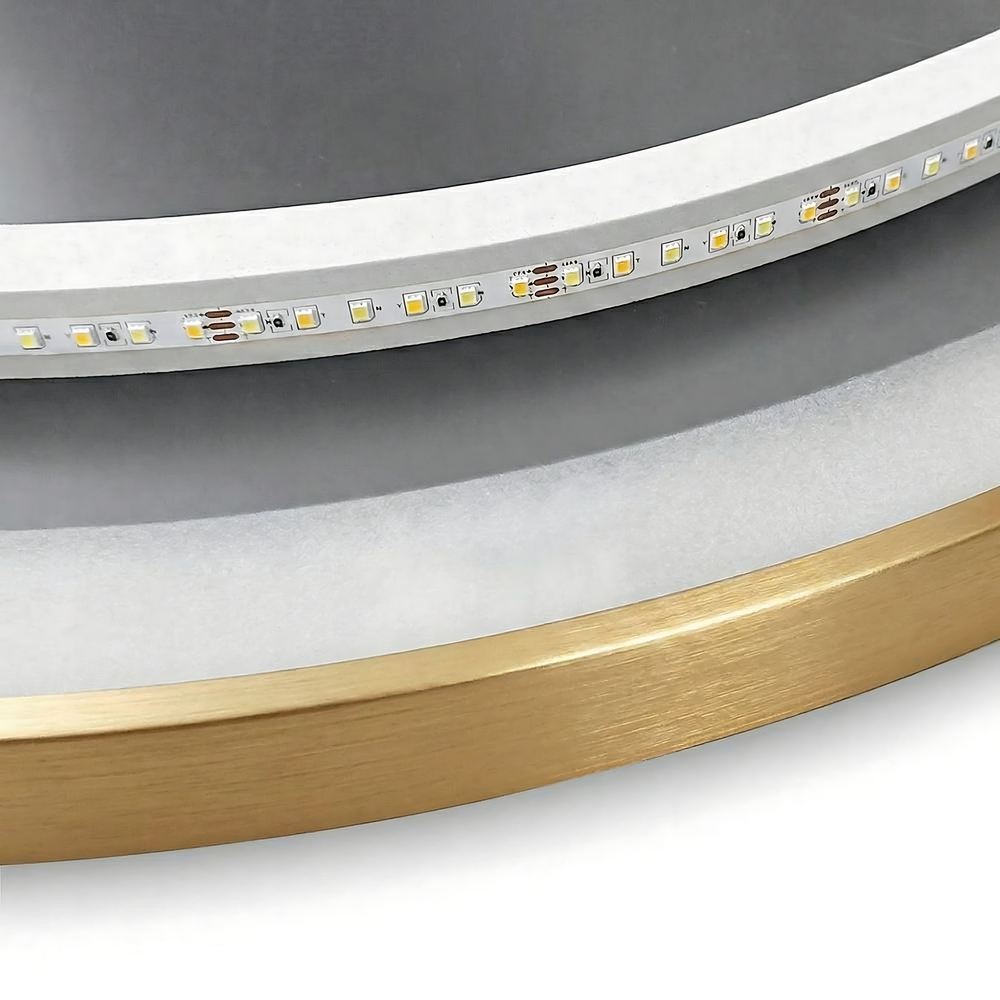 Miroir LED 100cm MMJ GOLD BRUSHED