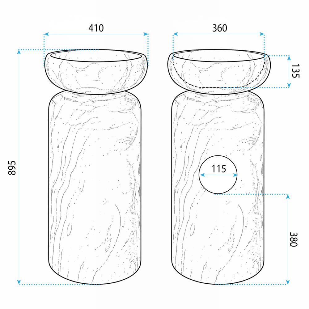 Свободностояща мивка REA Cheri