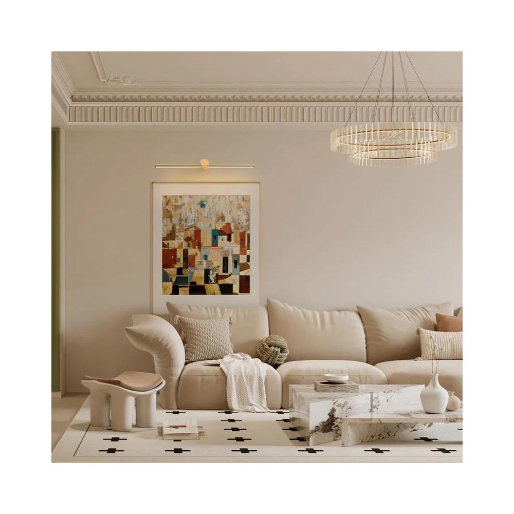 LÂMPADA DE PAREDE LED PARA BANHEIRO 60CM APP1345-W OURO