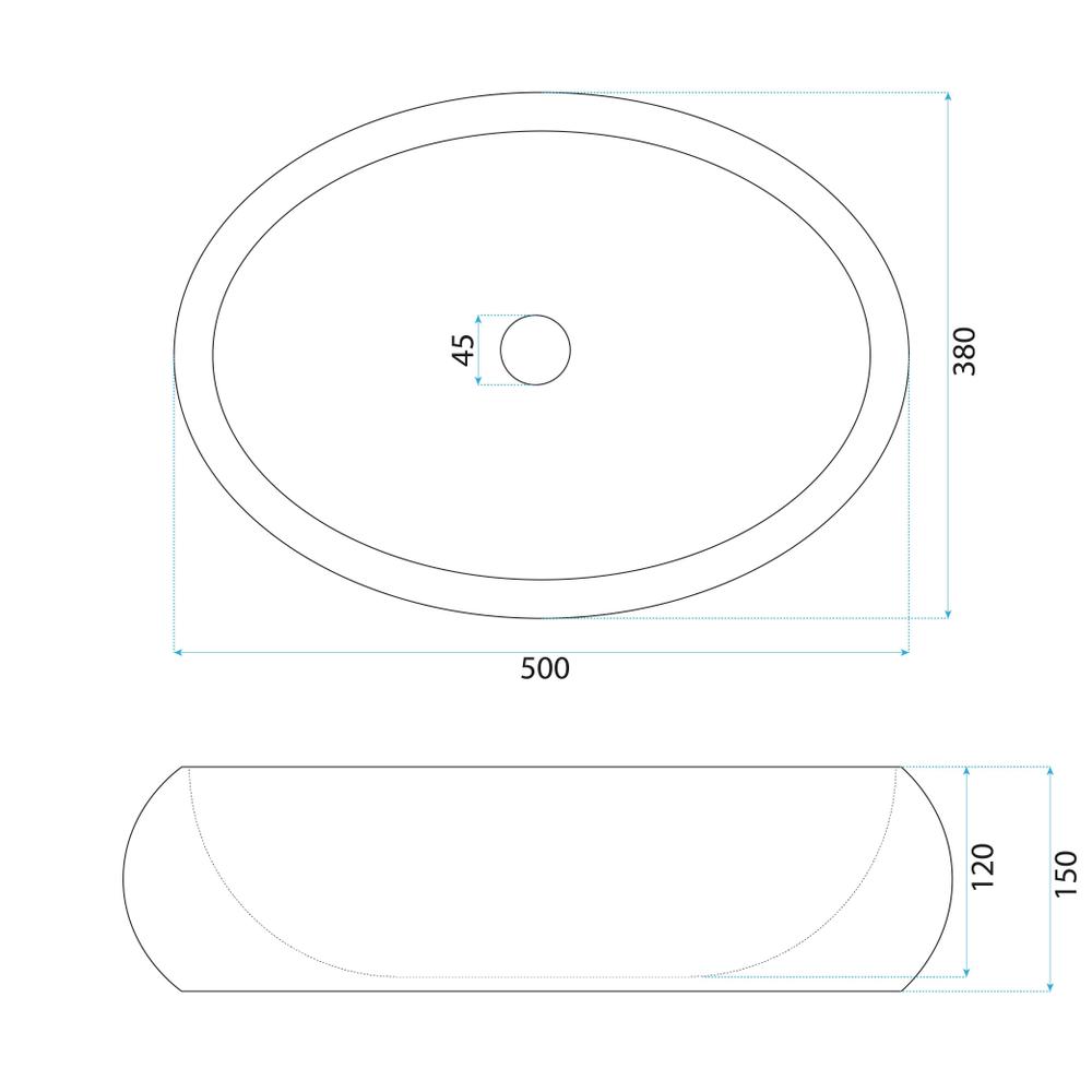 Countertop Basin Rea Mika Terracotta