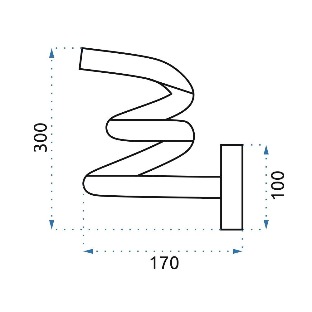 Deckenlampe LED SPRING UP APP831-W CHROME