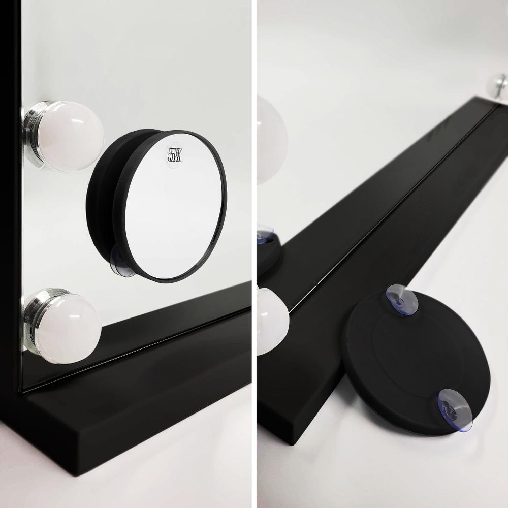 Lustro LED Hollywood Czarne