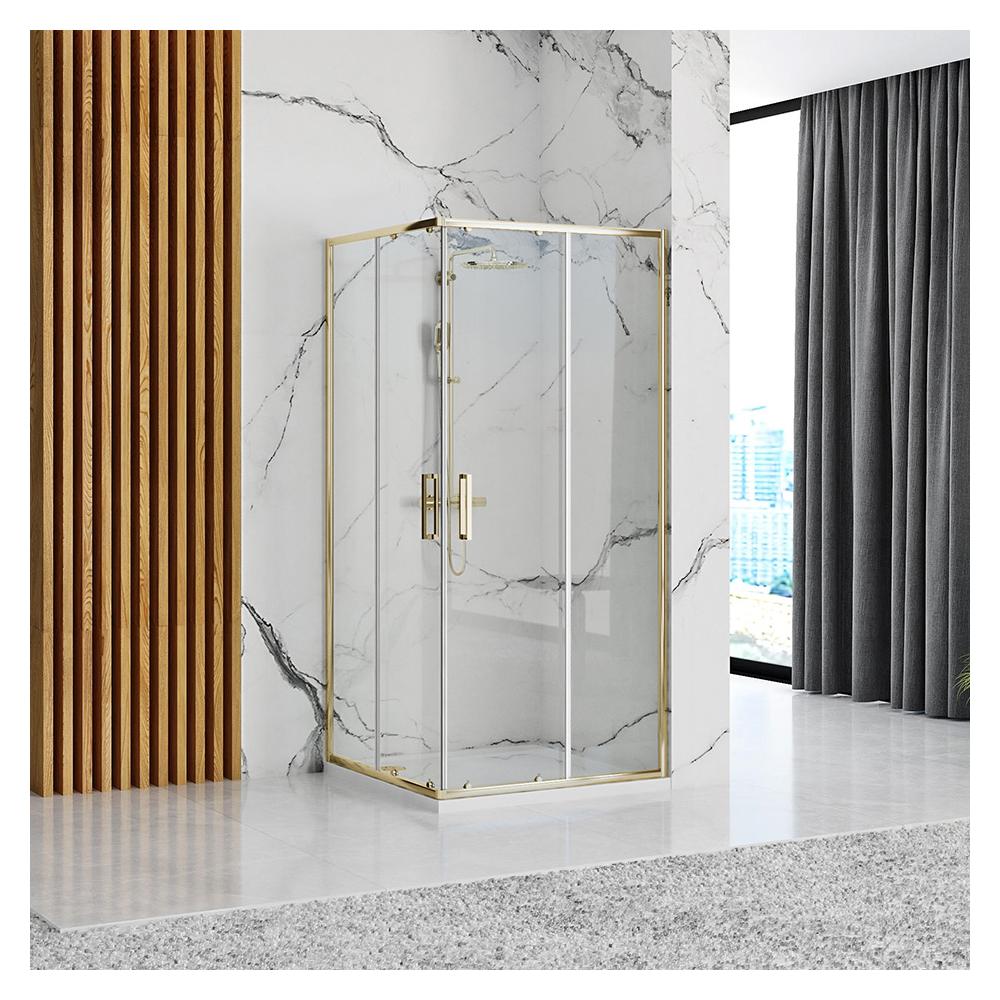 Cabina de la ducha Rea Punto 80x80 Gold