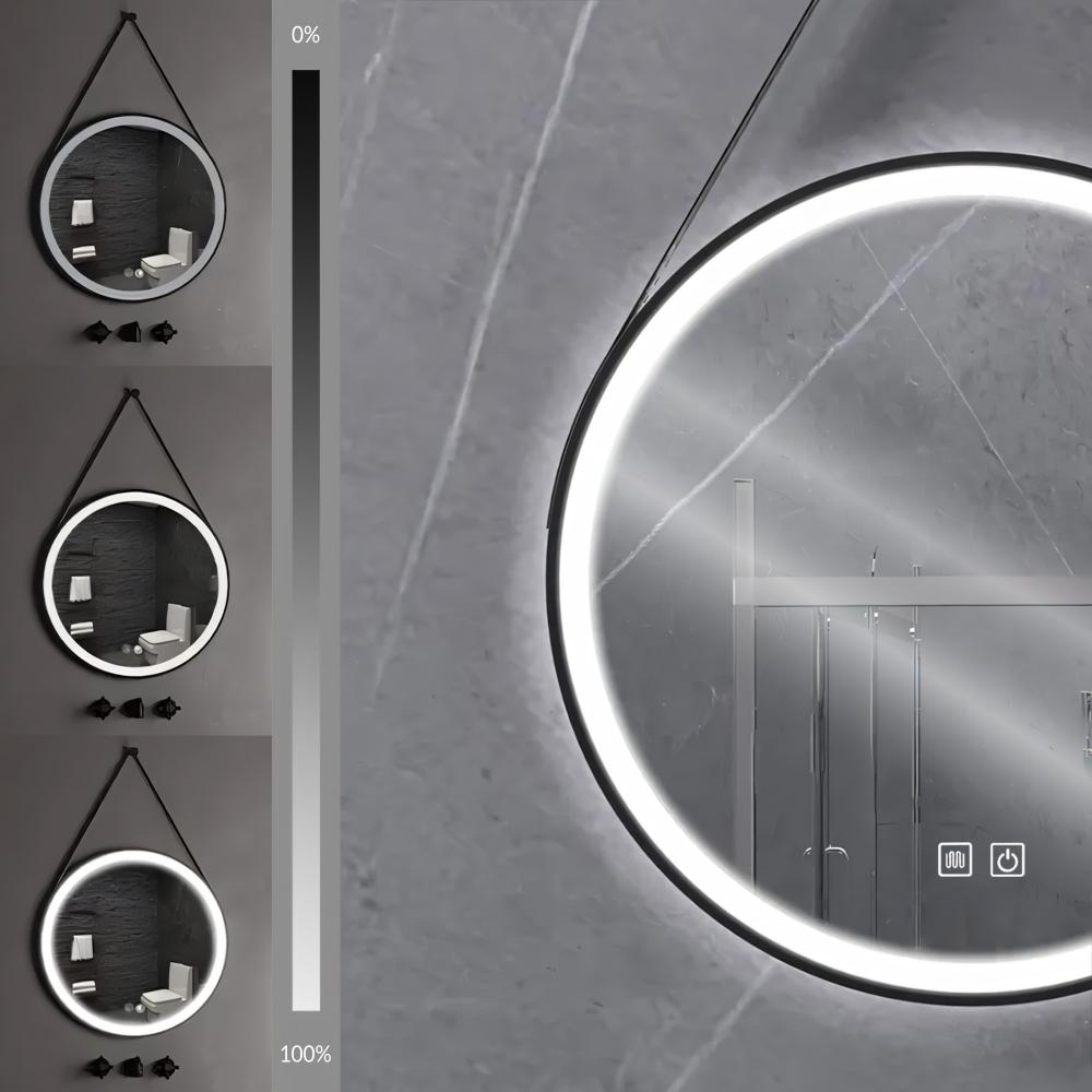 Scáthán Bhabhta LED Crochta ar Stráip 70 cm 104