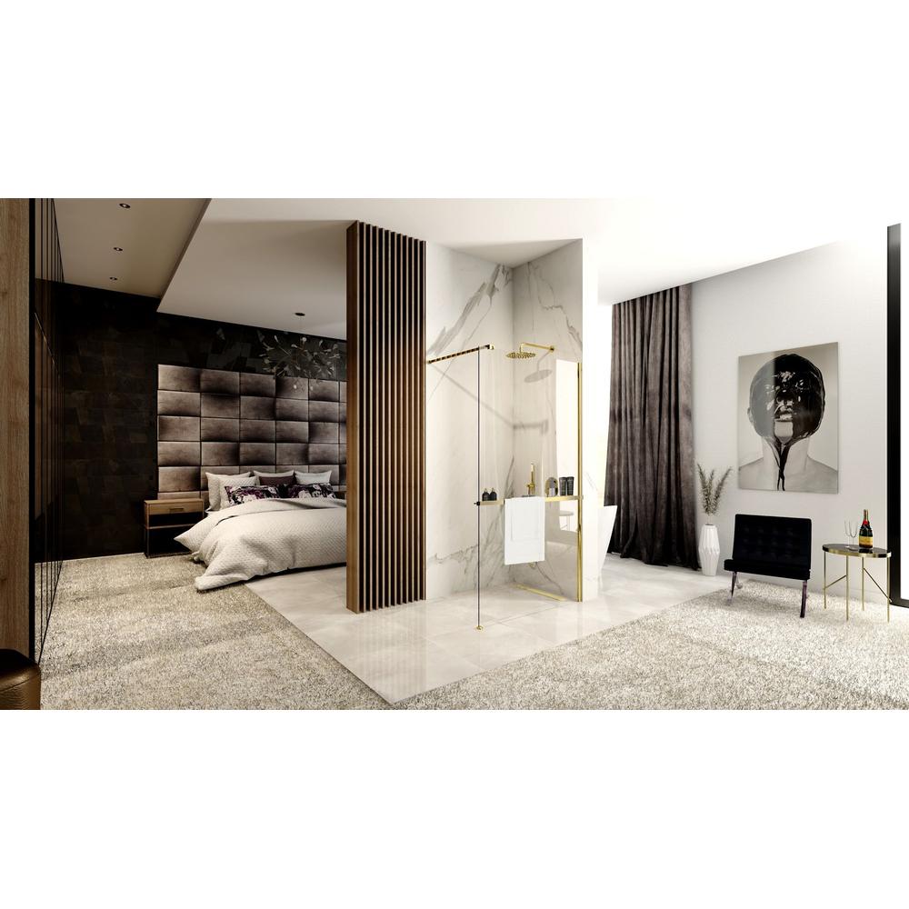 Душевая стенка Rea Aero Gold N 120 Walk In + EVO