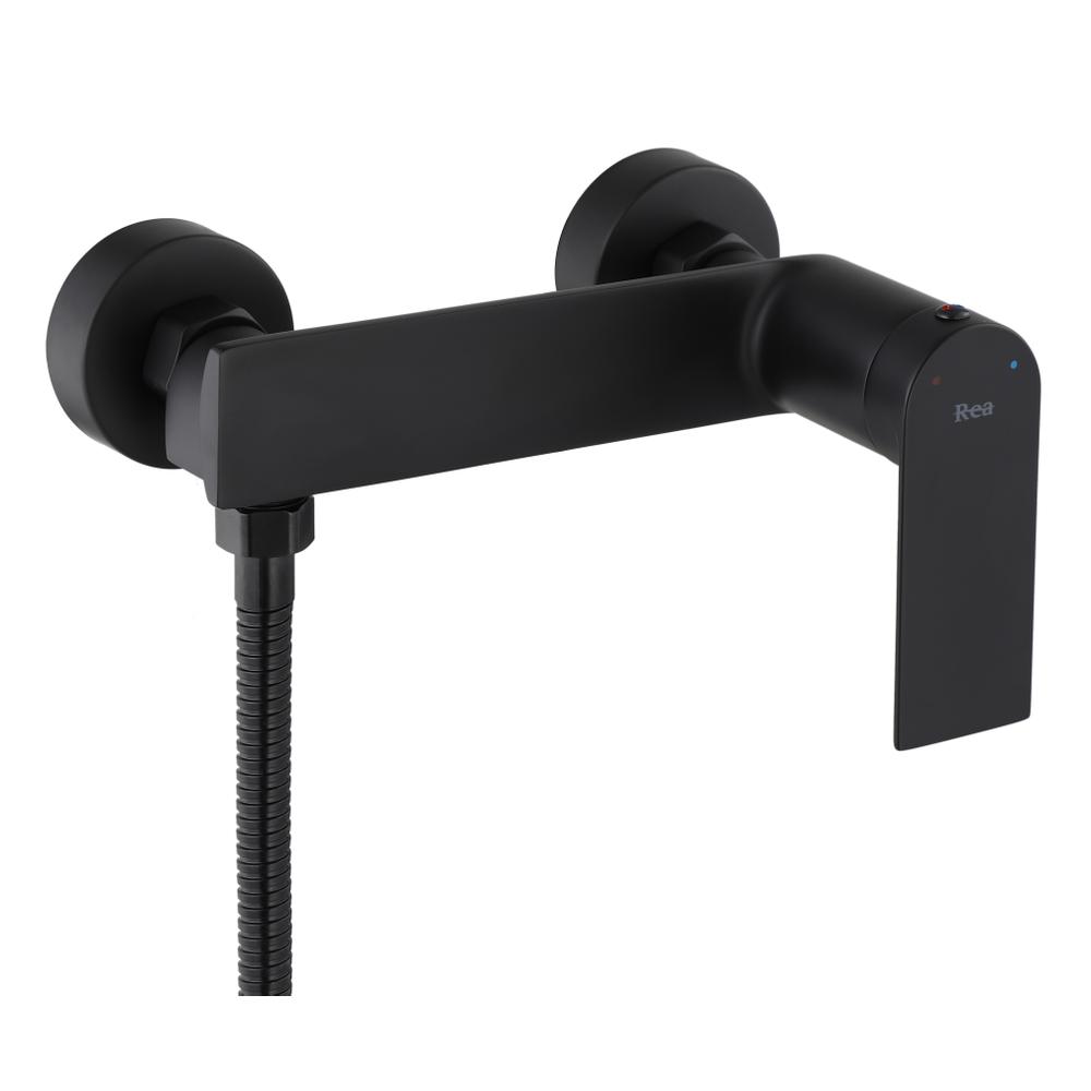 Bateria prysznicowa ze słuchawką REA STORM Czarna