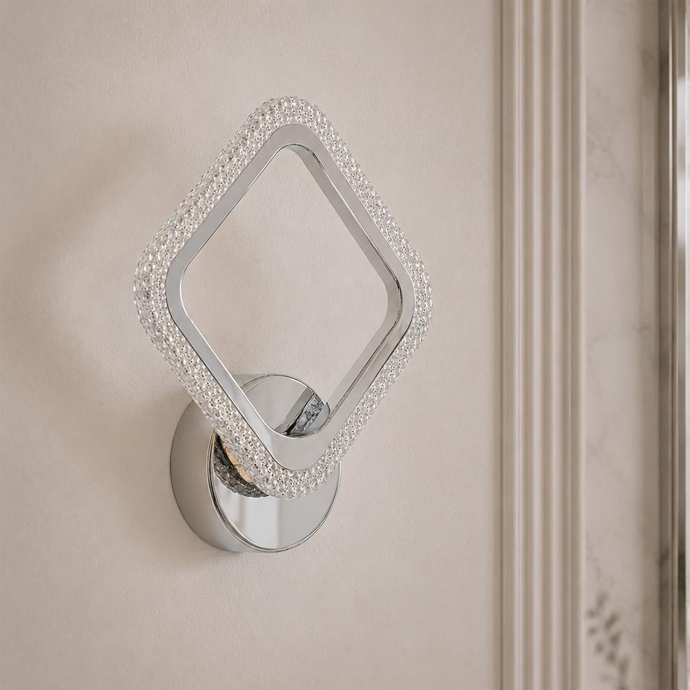 Kinkiet ścienny LED LHJ125-W chrom