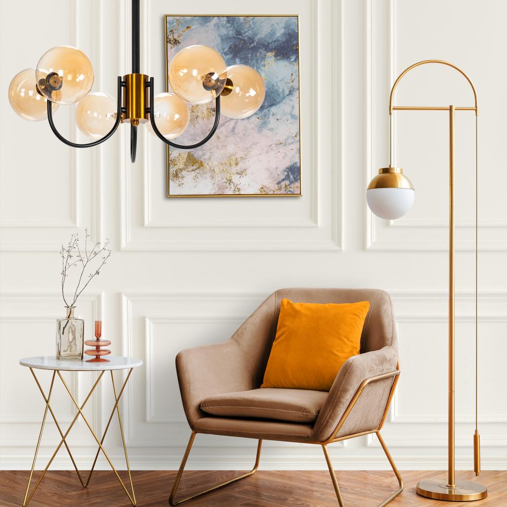 Lampe APP1120-6CP  Gold