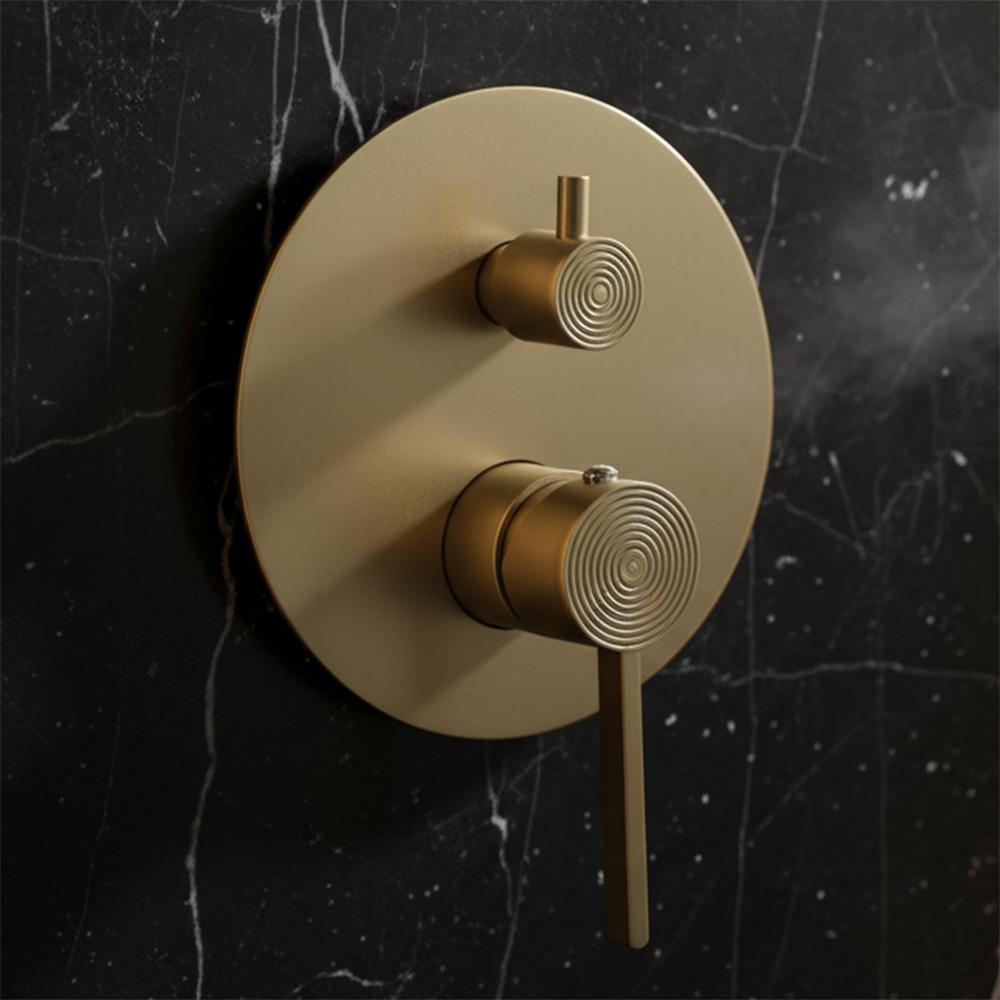 Shower system Rea Foster Brush Gold + BOX