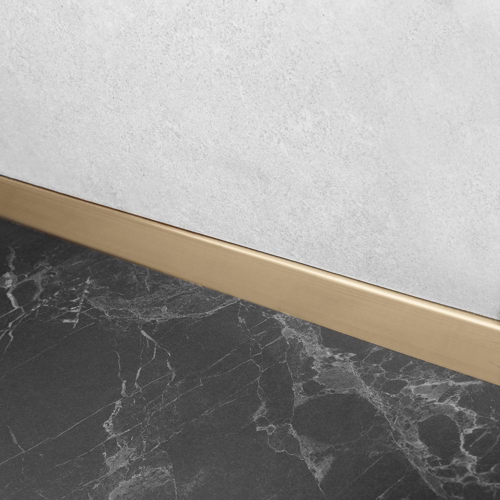 Listwa brodzikowa czołowa 130cm Brush Gold