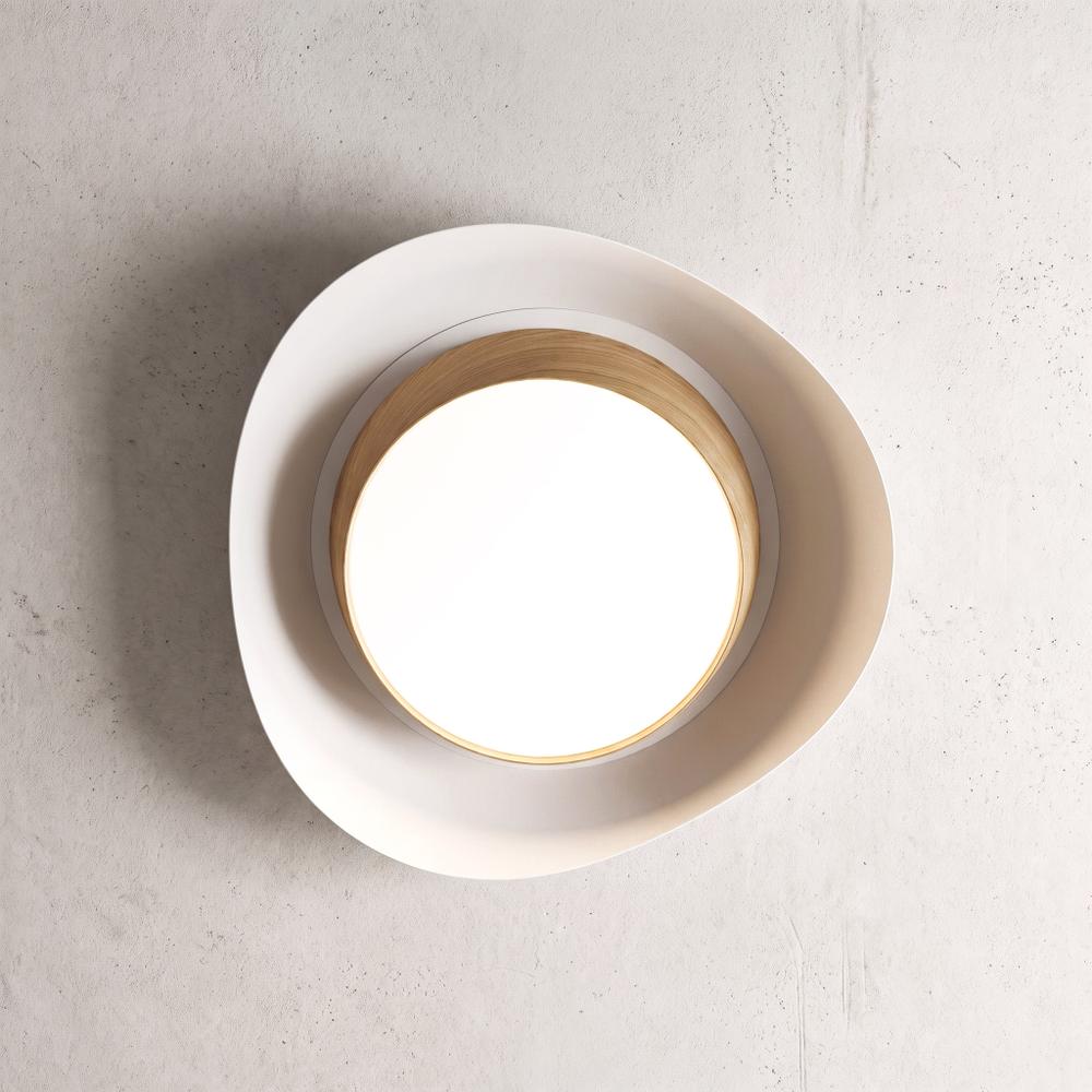 LAMPA SUFITOWA LED PLAFON APP1930-C 40cm WOOD