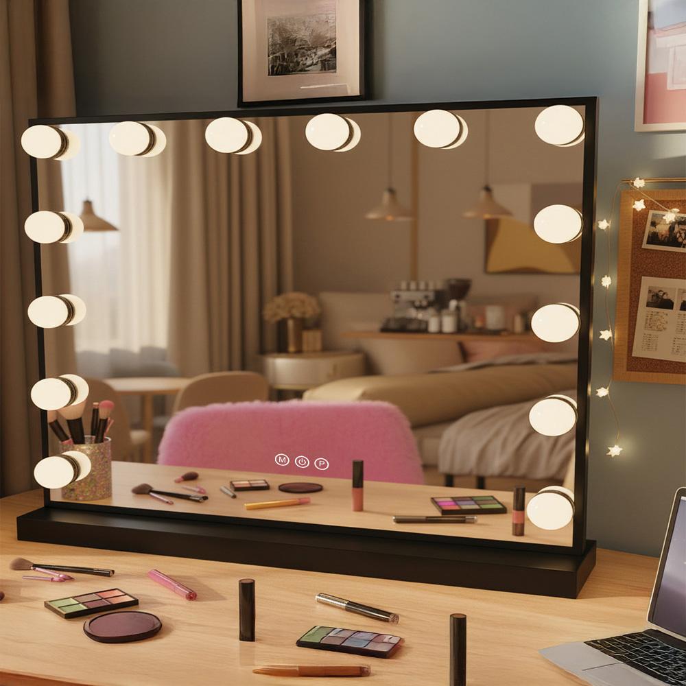 Lustro LED Hollywood Czarne