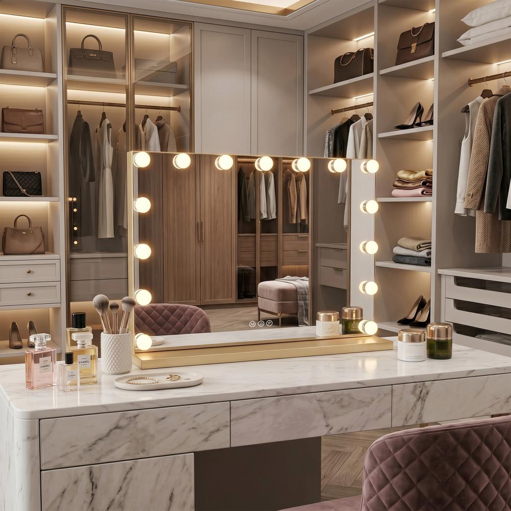 ΚΑΘΡΕΦΤΗΣ ΤΟΙΧΟΥ LED HOLLYWOOD L.Gold 45 χ 58 χ  120 εκ