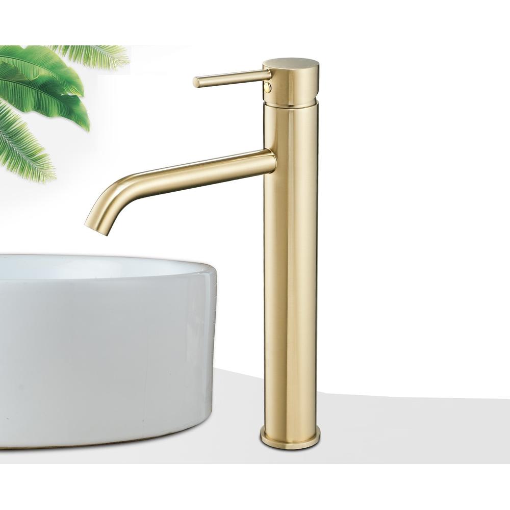 Bathroom faucet Rea Lungo L.Gold High