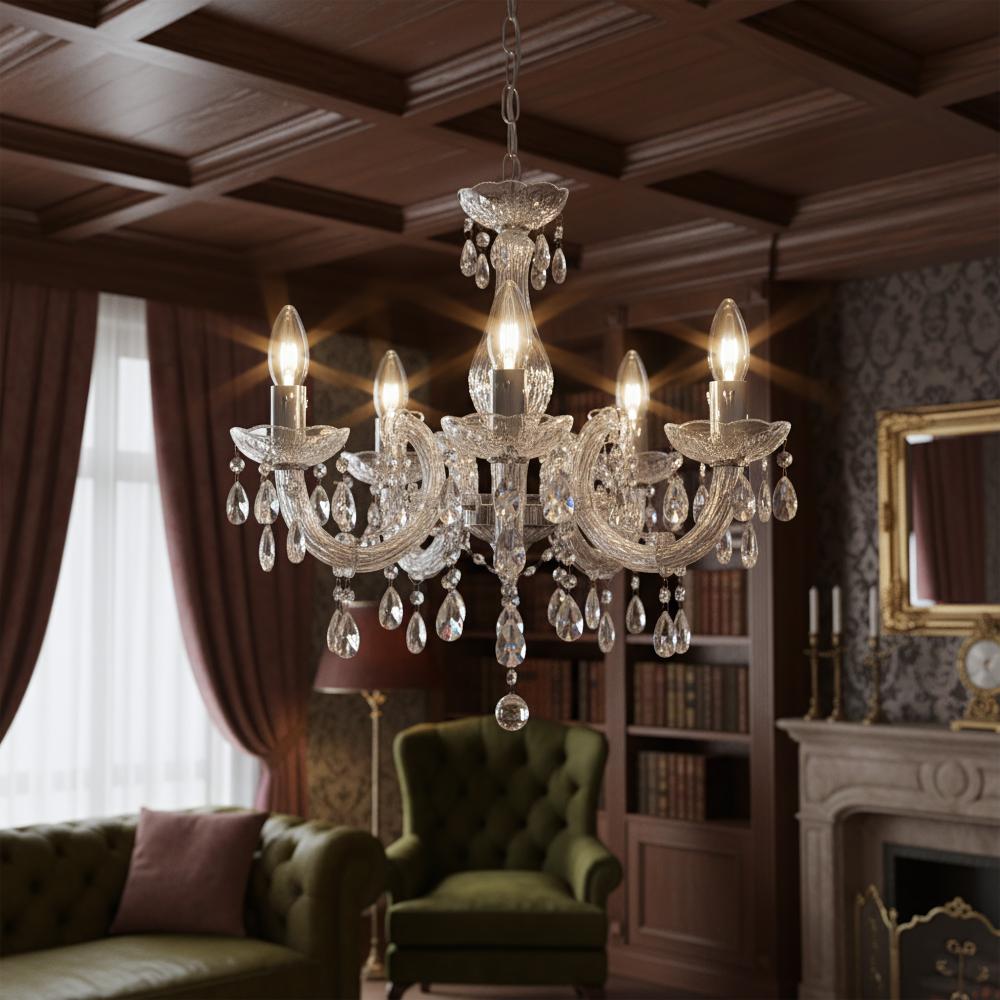 Deckenleuchte EBT001-5CP TRANSPARENT